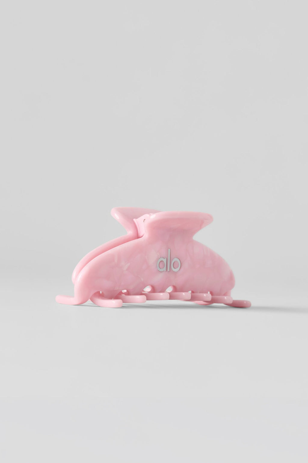 90's Claw Clip - Pink Marshmallow Shell