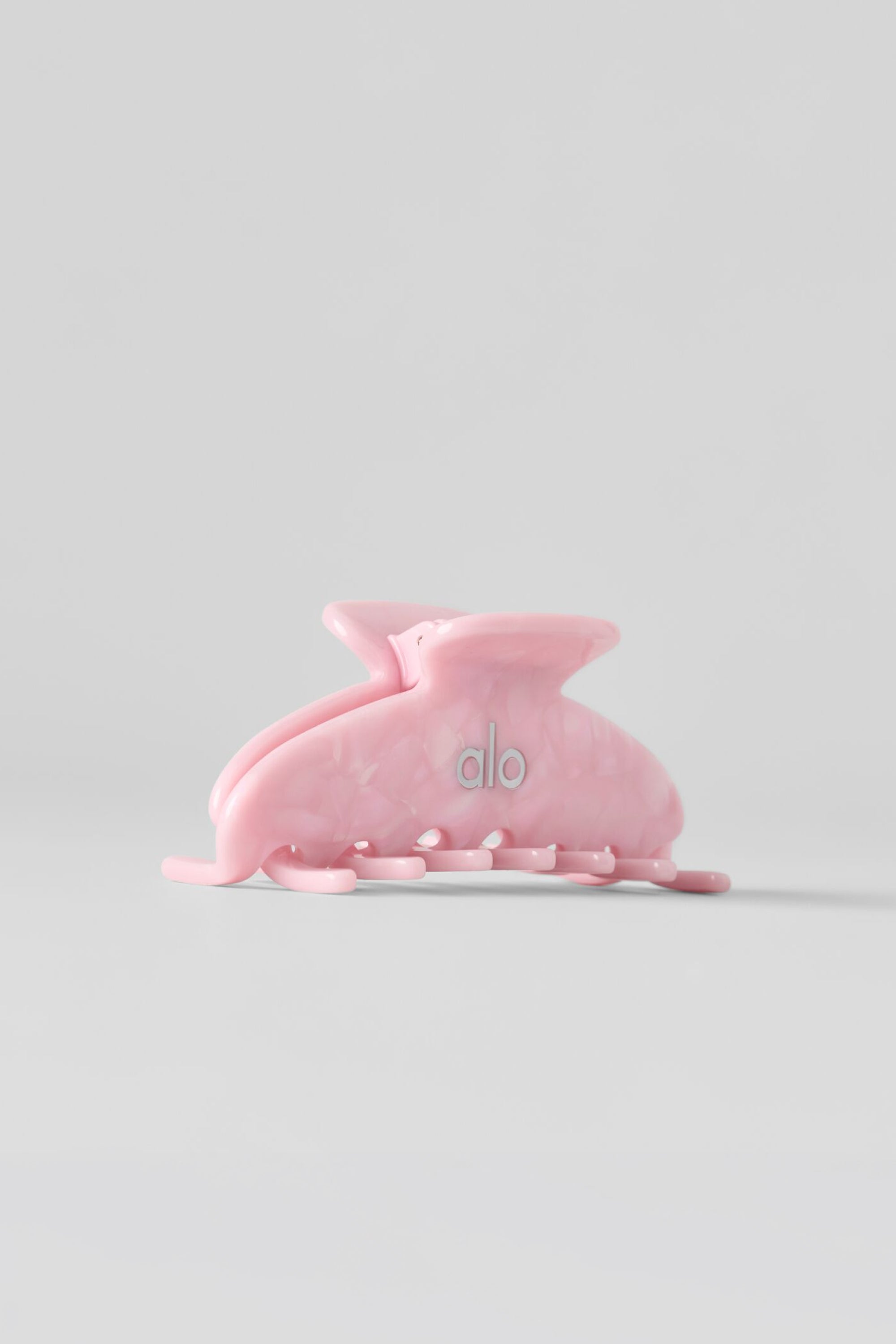 90's Claw Clip - Pink Marshmallow Shell