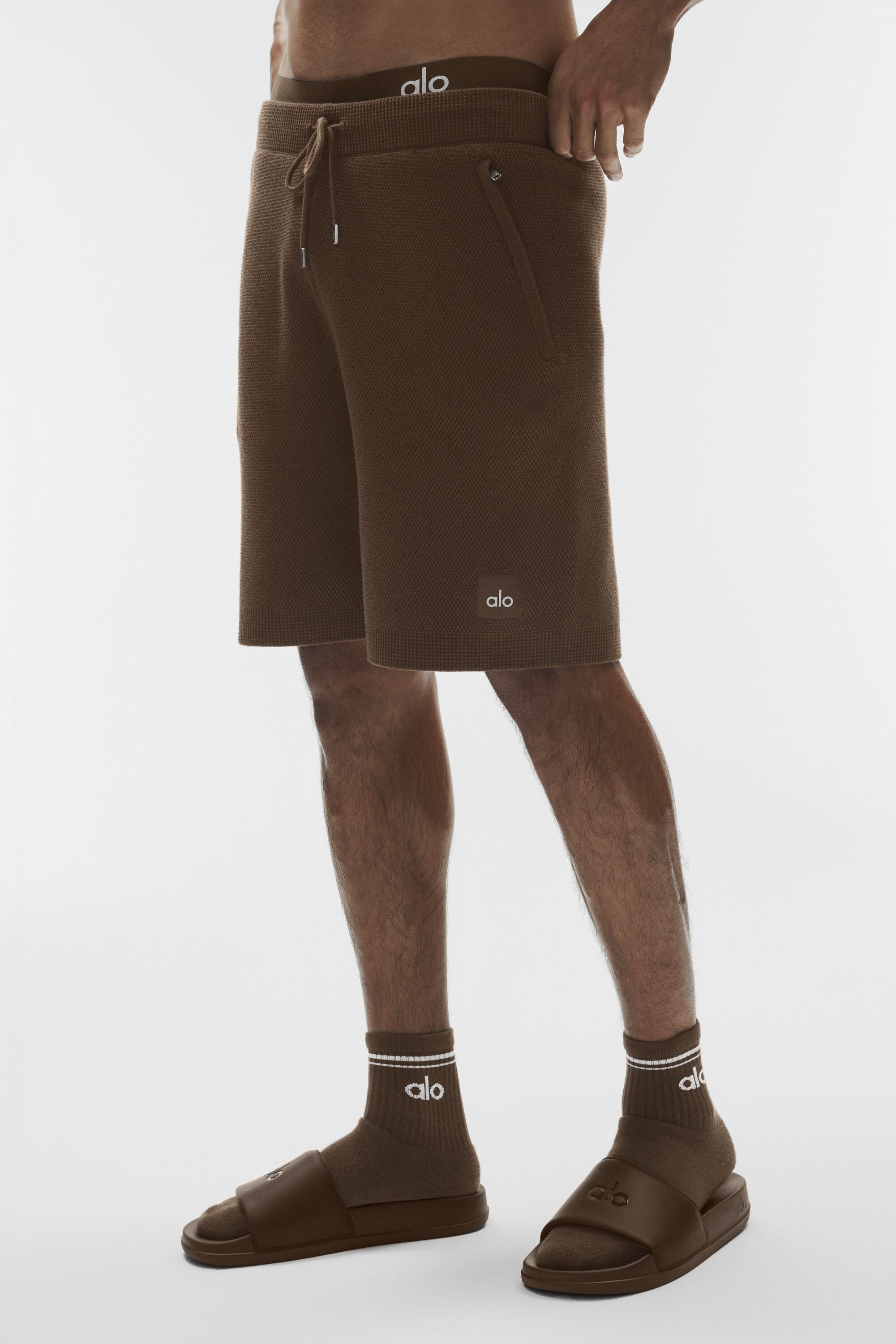 7 Sports Club Sweater Knit Short - Espresso