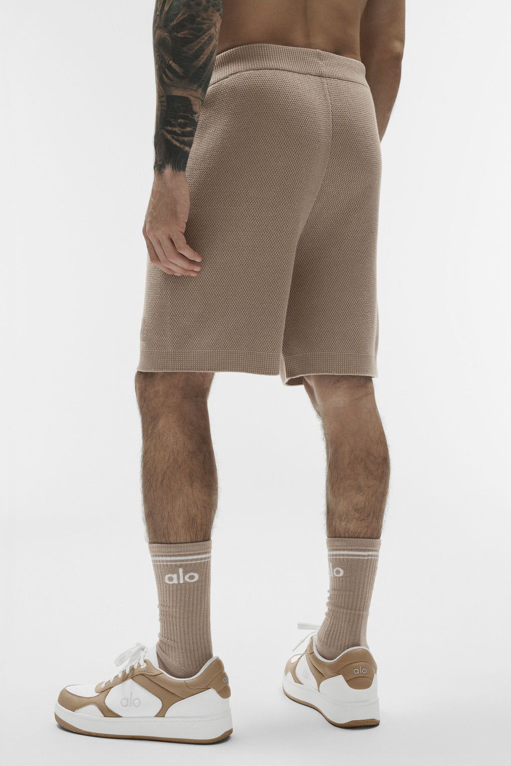 7 Sports Club Sweater Knit Short - Gravel