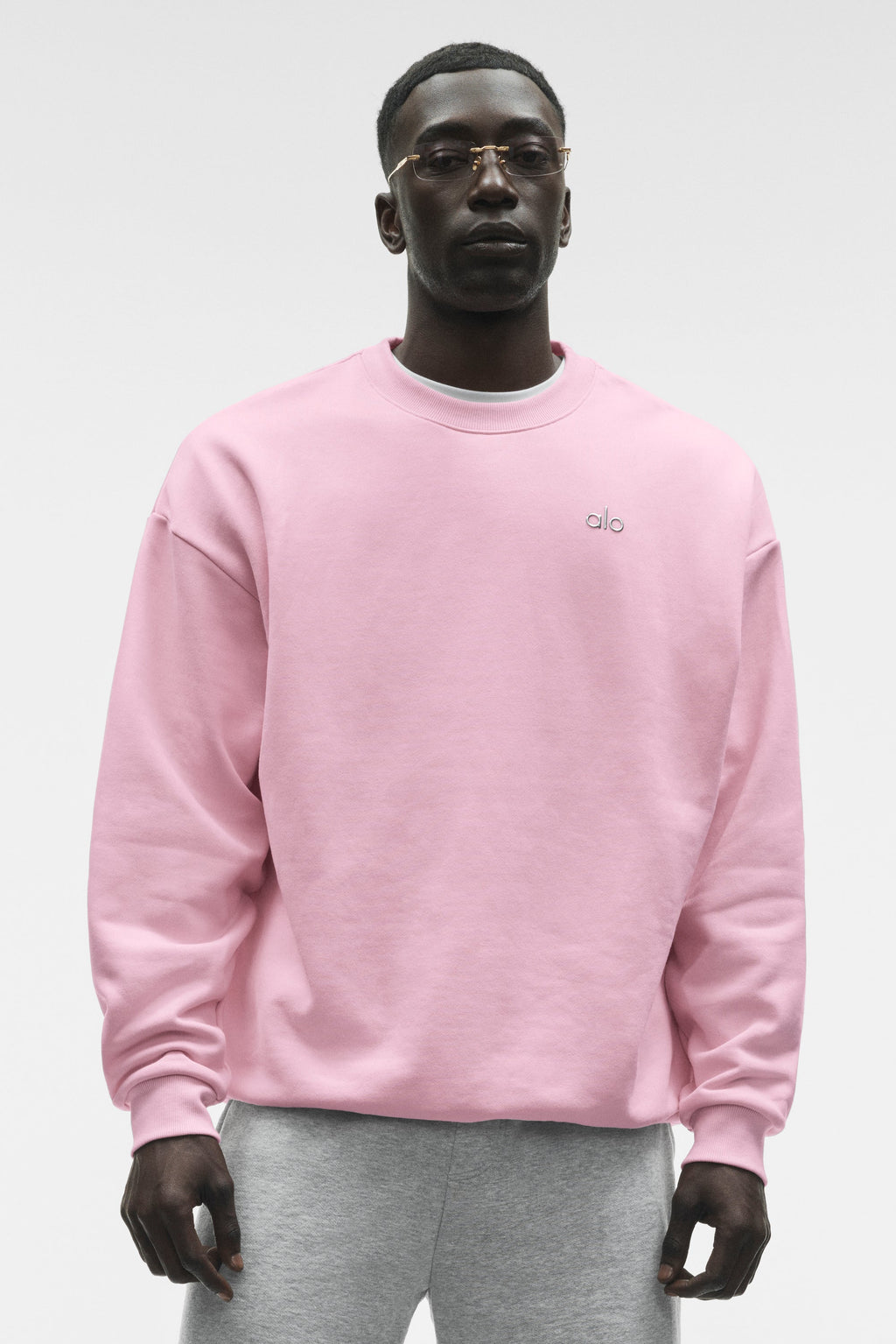 Accolade Crew Neck Pullover - Pink Marshmallow