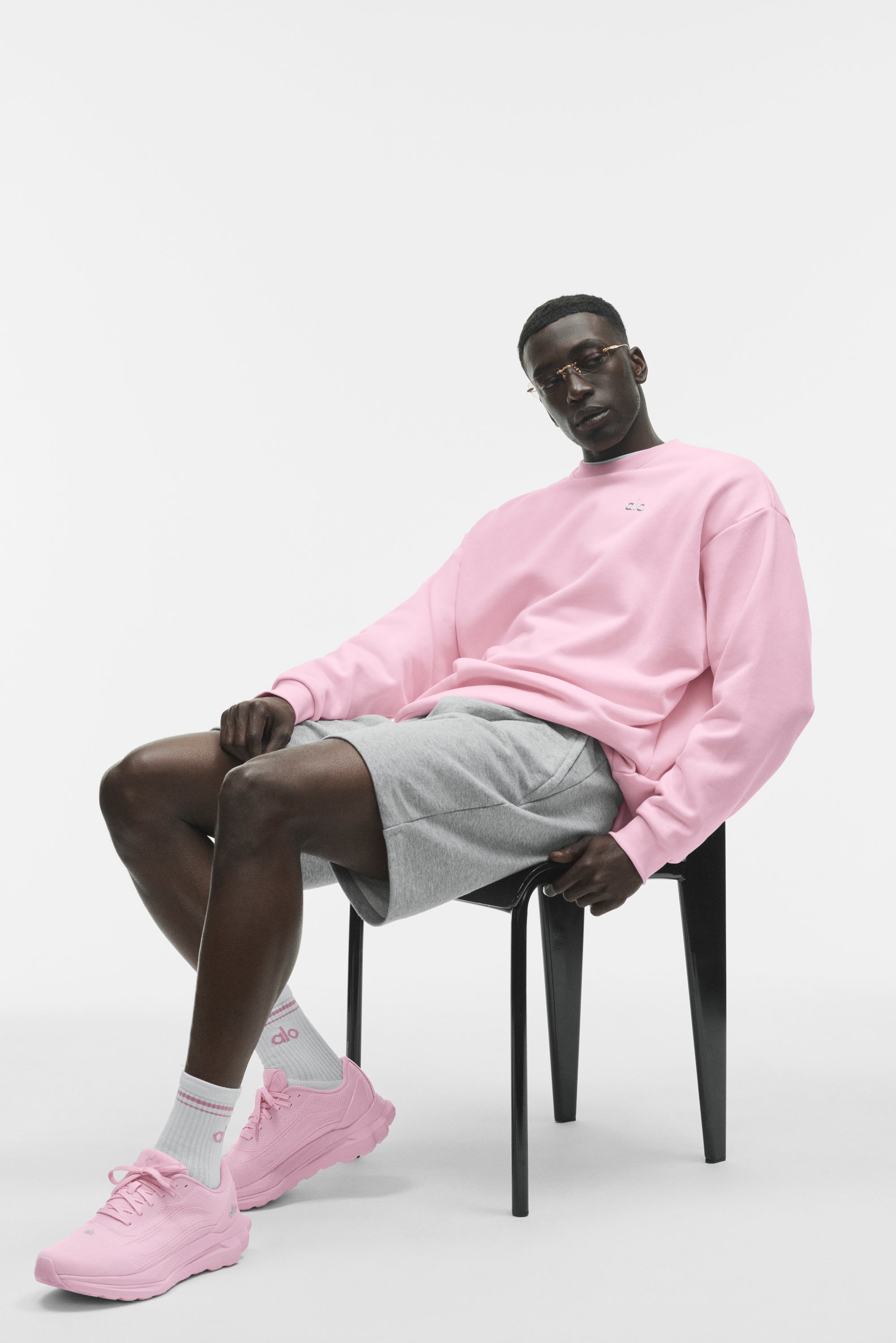 Accolade Crew Neck Pullover - Pink Marshmallow