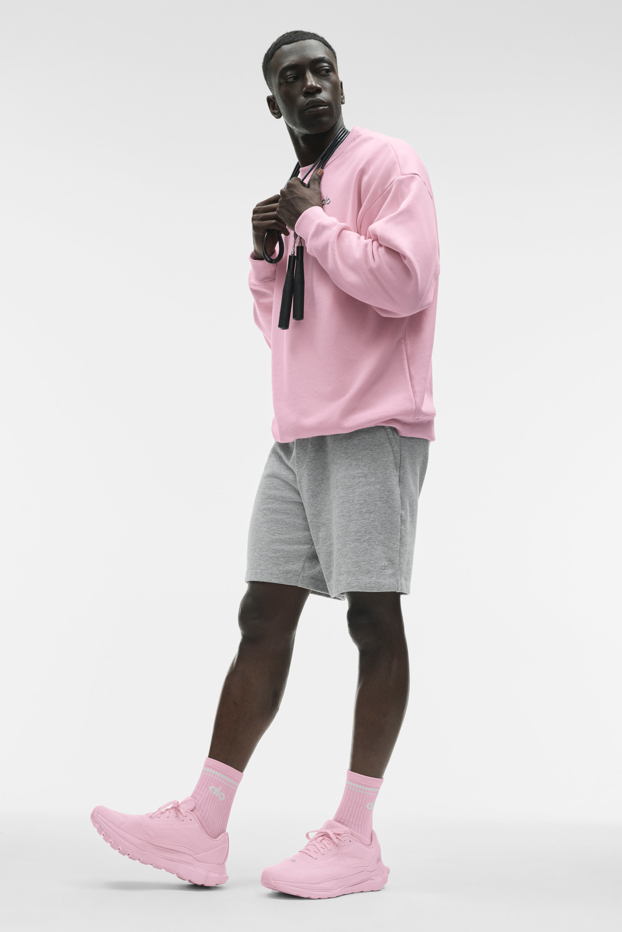 Accolade Crew Neck Pullover - Pink Marshmallow