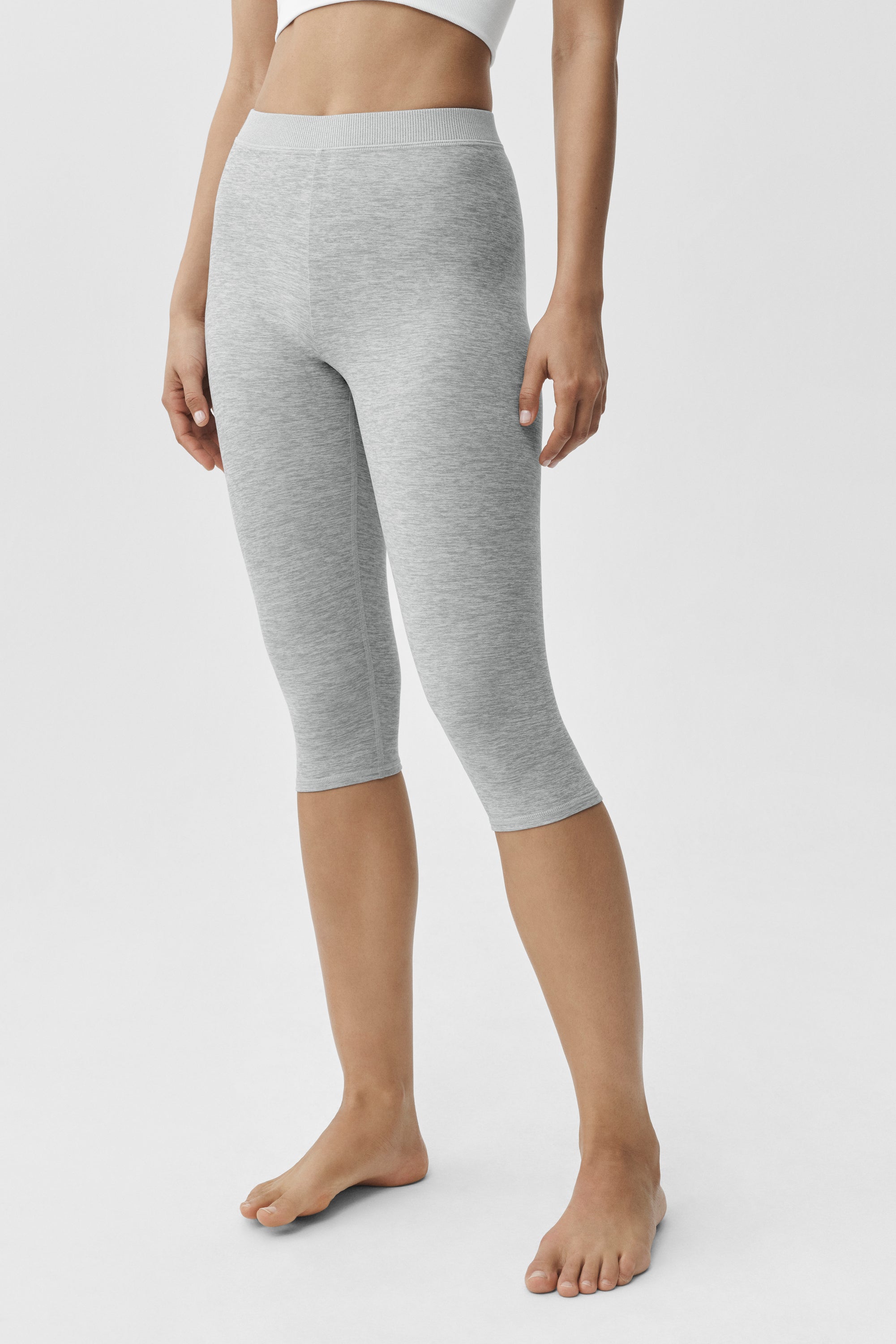 Alosoft High-Waist Iconic 90's Capri - Vintage Athletic Heather