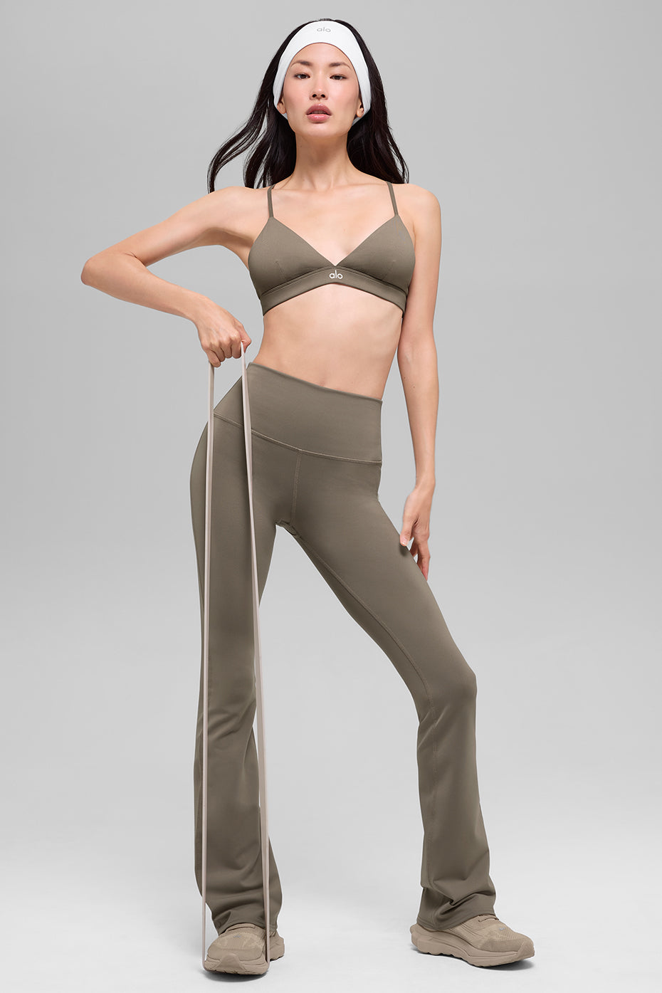Airbrush High-Waist Bootcut Legging (Regular) - Light Cocoa